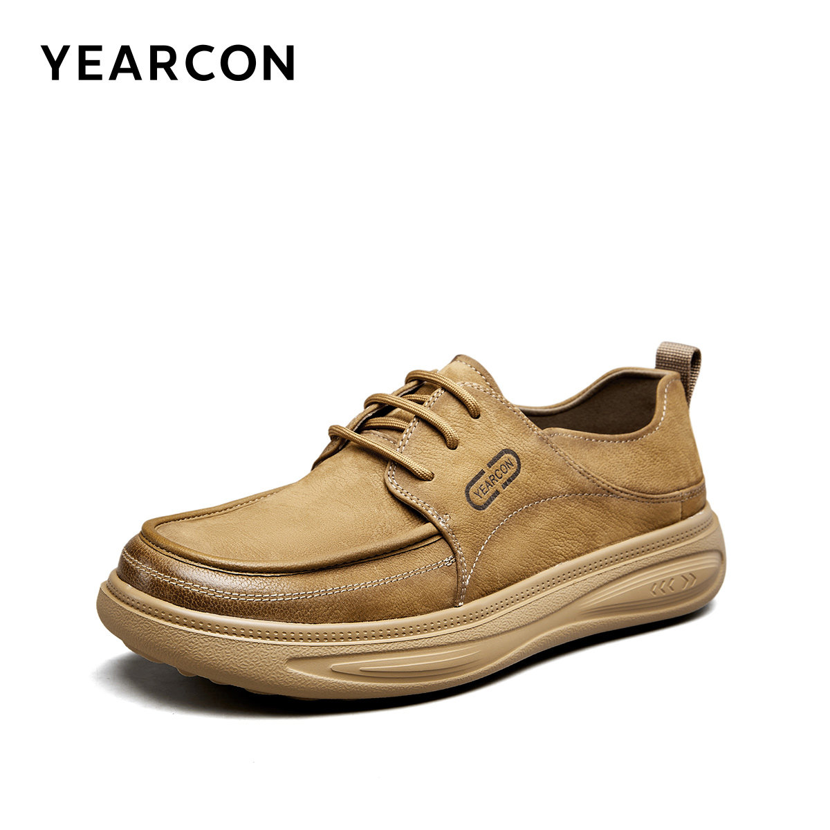 意尔康男鞋2026春季新款真皮男士运动休闲鞋低帮工装鞋软底轻便,淘宝优惠券,粉丝福利购,淘宝优惠卷