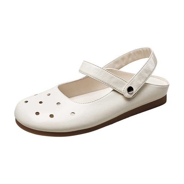 Yierkang women's shoes hollow leather sandals