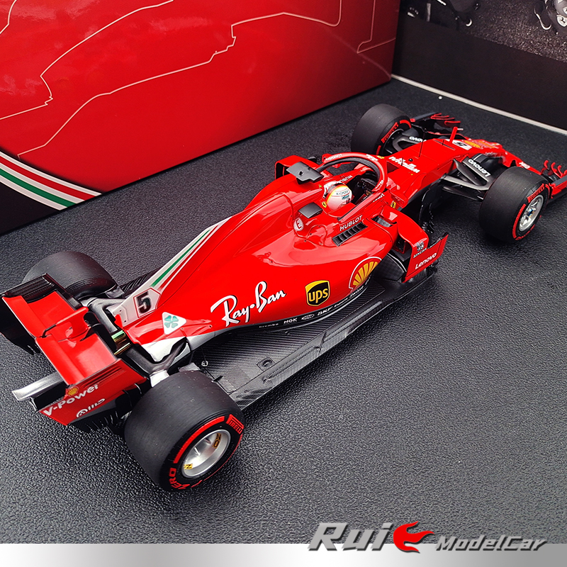 1:18 BBR法拉利F1 SF71H 2018加拿大站/澳大利亚站维特尔汽车模型 - 图1