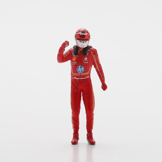 1 43 ​​LOOKSMART Ferrari SF24 Monaco Leclerc Championship Edition Doll Special Car Model
