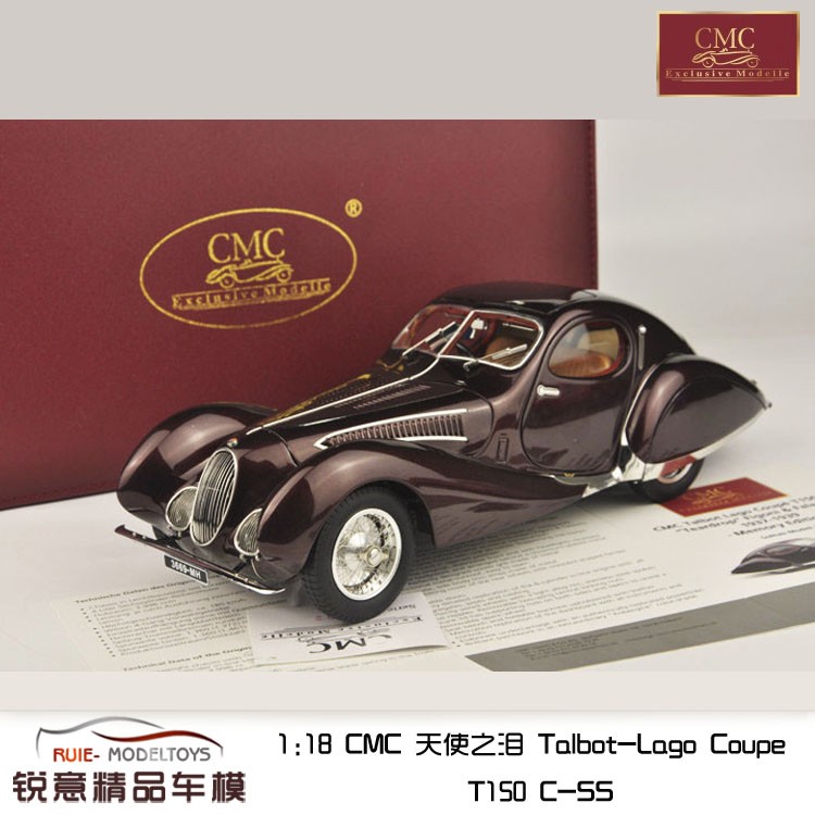 1:18 CMC Talbot-lago 天使之泪 Typ 150 C-SS 汽车模型 - 图0