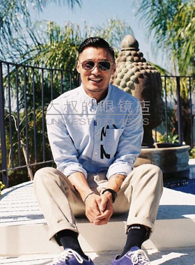 墨镜纯钛超轻太阳眼镜余文乐同款