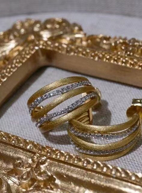 私信询价中古设计师品牌2025年夏季新款小众设计感项链耳钉耳环