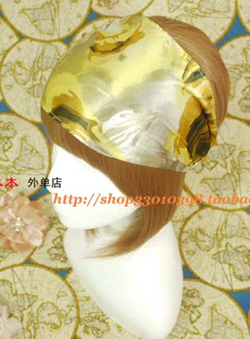 欧美风灰色宽边发带