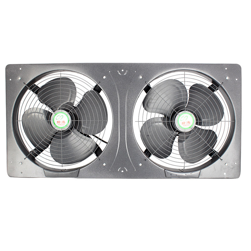 厨房双排气扇10寸12寸14寸连体换气扇窗户墙壁抽油烟排风机大功率,淘宝优惠券,粉丝福利购,淘宝优惠卷