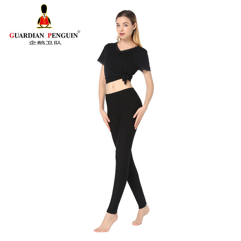 gp企鹅卫队奥特拉斯膝盖加厚棉毛裤 企鹅卫队内衣保暖裤