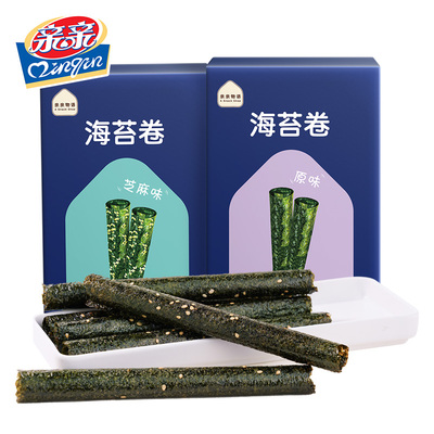 【亲亲】芝麻夹心海苔脆海苔卷28.8g