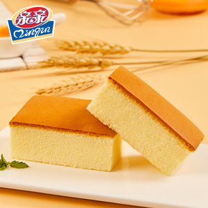 【亲亲】纯蛋糕520g*1箱早餐代餐