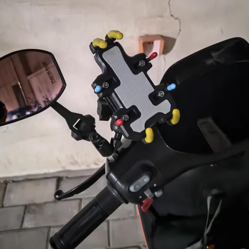 适用豪爵萌哥M-Boy萌妹M-Girl摩托车件骑行装备车载导航手机支架 - 图0