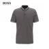 HUGO BOSS Hugo Bos Men 2019 Mùa xuân và mùa hè Mới kinh doanh giản dị thoải mái thoáng khí Áo sơ mi ngắn tay - Polo