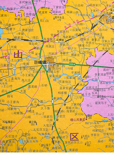 【官方直营】日照市地图山东省市级地图系列日照市政区地图约108X78cm纸张折叠便携版-图0