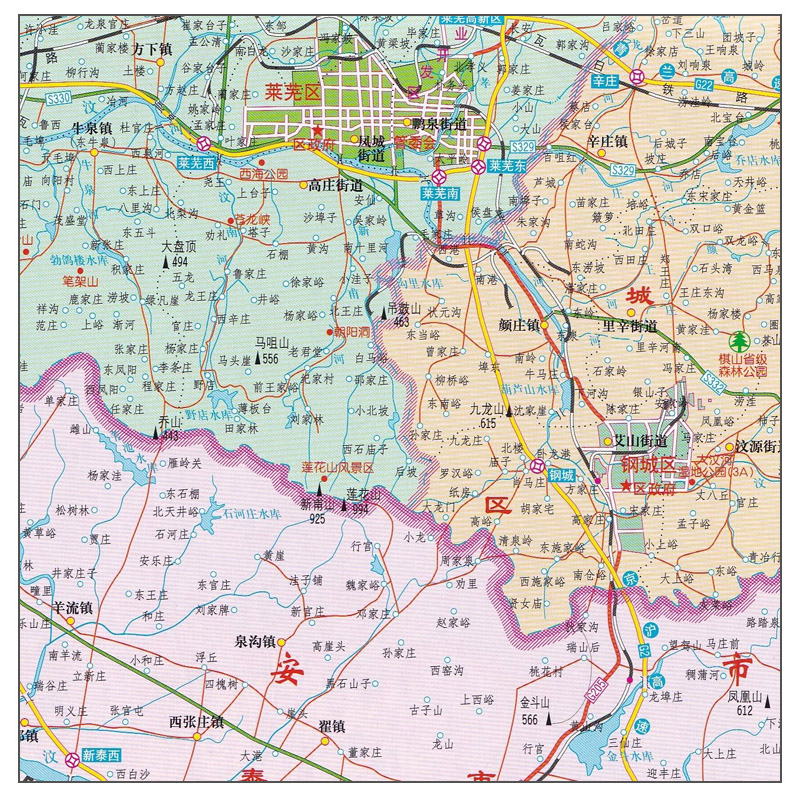 【官方直营】2024年版山东省地图册全新升级版 山东省政区图城区图自驾游交通旅游自然人文地理地图 - 图2