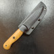 Handmade camping tool knife for cutting wood