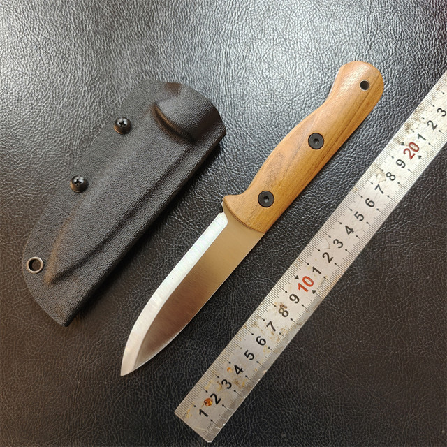 Handmade camping tool knife for cutting wood