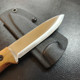 Handmade camping tool knife for cutting wood