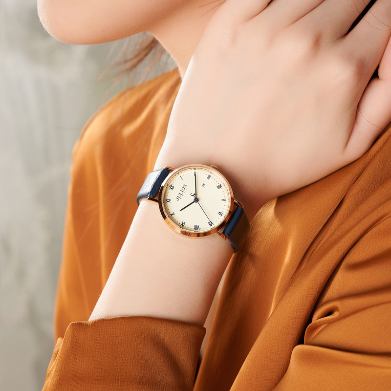 聚利时2022年新款高级感小众轻奢 julius聚利时晨宇日韩腕表