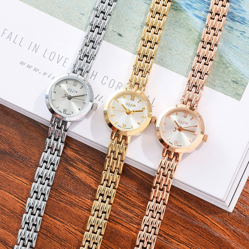 聚利时女简约气质小表盘小巧手链表 julius聚利时晨宇日韩腕表