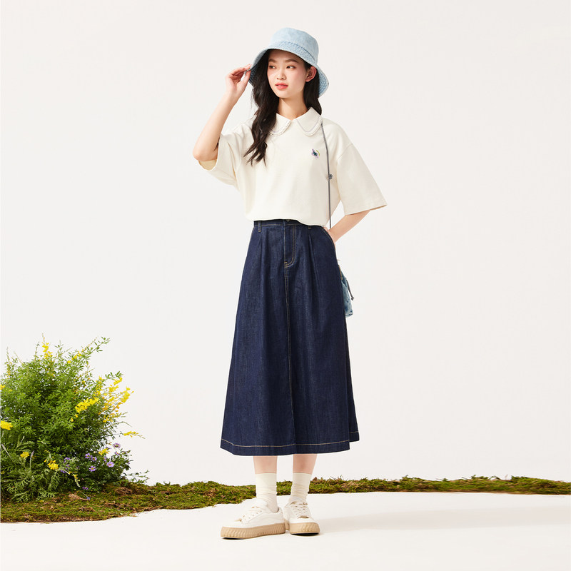  飞鸟和新酒半身裙