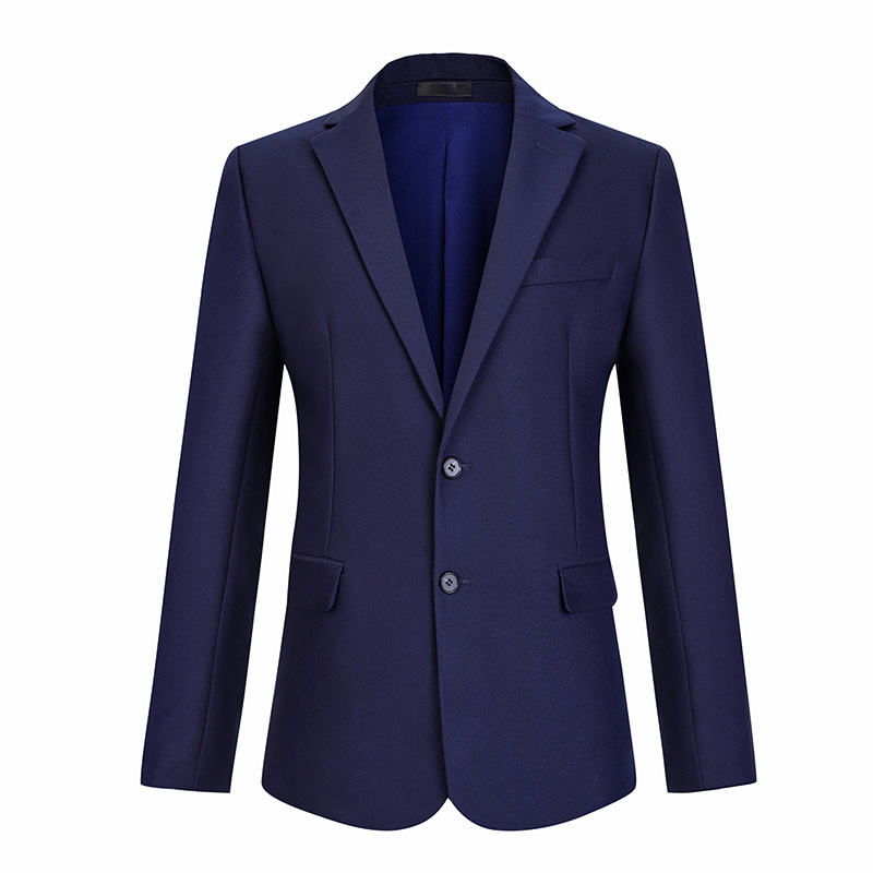 宝蓝色西服套装商务西服4S店工装定制金融保险工作服售楼部职业装