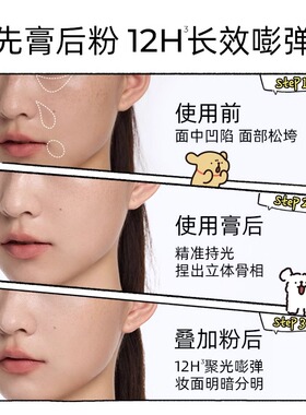 双效亮泽线条立体高光盘小奥汀