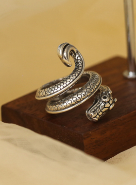 蟠龙~复古民族风生肖龙食指戒指