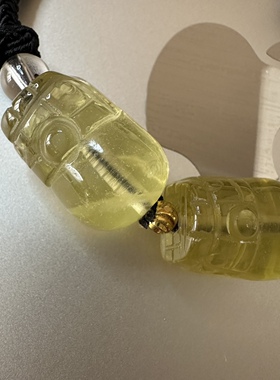 缘绘 天然黄水晶貔貅手链手绳男女款 开财运 实物拍仅一件