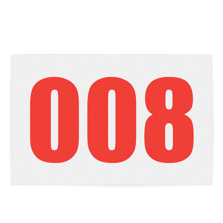 Sports Meeting Number Bib Competition Running Number Plate Number Cloth Marathon School Athlete Number Book Bib