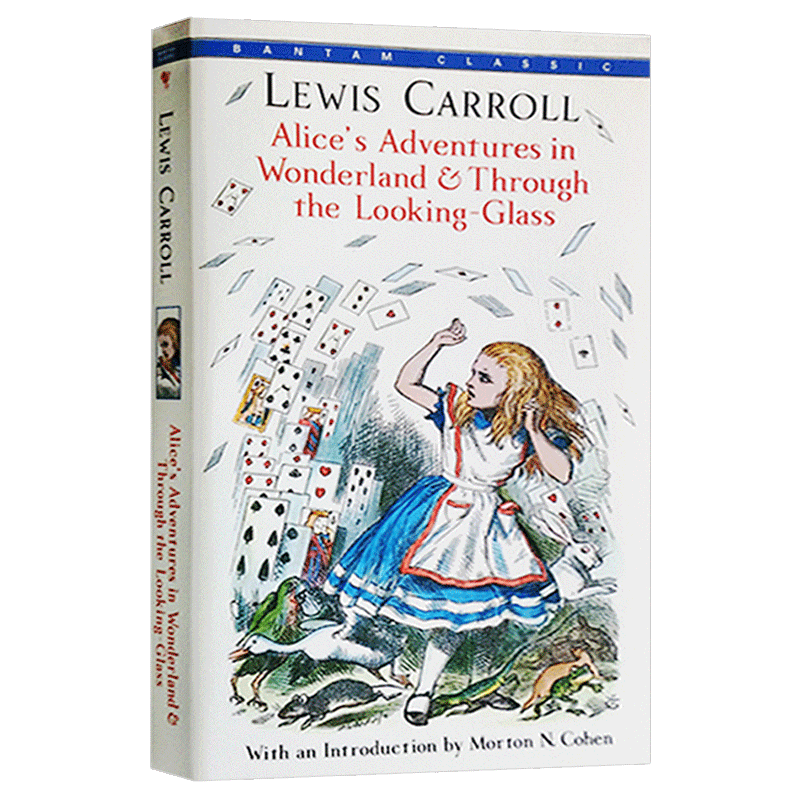 爱丽丝梦游仙境与镜中奇遇记 英文原版 Alice's Adventures in Wonderland 爱丽丝漫游奇境记 电影原著小说 经典童话 进口英语书籍 - 图0