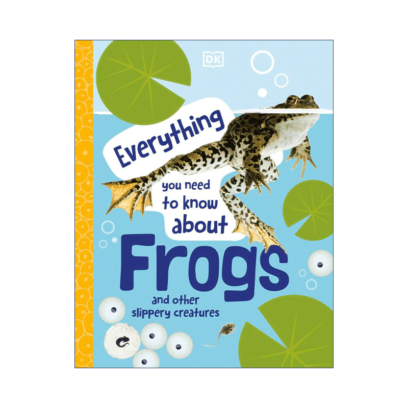 英文原版 Everything You Need to Know About Frogs 关于青蛙你需要知道的一切 DK儿童动物科普百科精装 英文版 进口英语原版书籍 - 图0