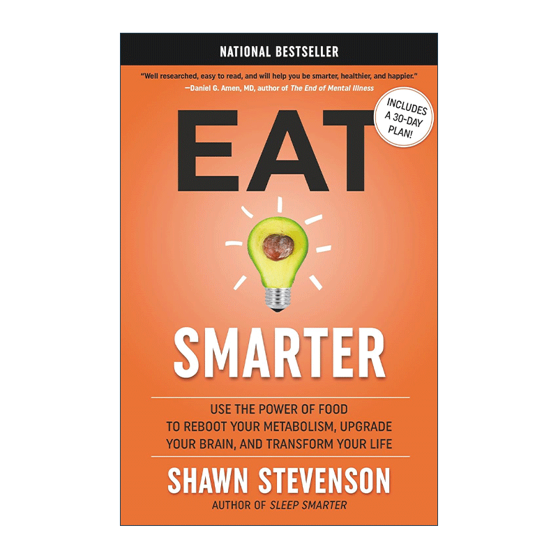 英文原版 Eat Smarter 聪明饮食 利用食物的力量重启新陈代谢 提升大脑功能 改变你的生活 英文版 进口英语原版书籍