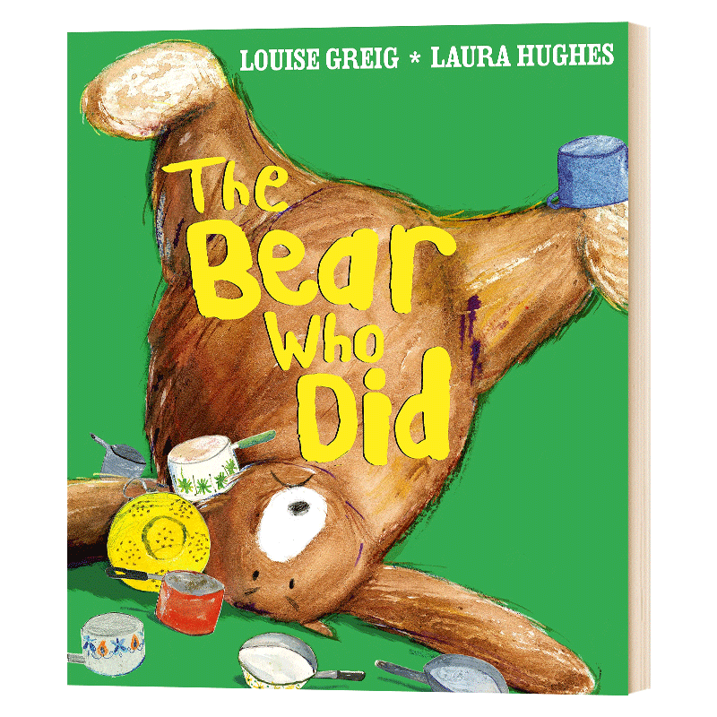 The Bear Who Did英文原版绘本扫走坏心情Sweep Louise Greig作者新作英文版儿童英语图画故事书进口原版书籍-图0