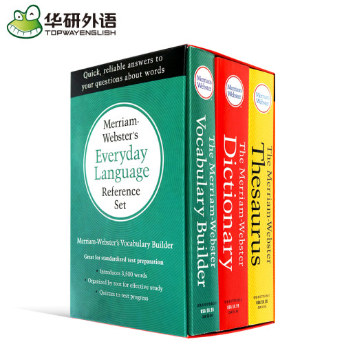 韦氏英语词典字典 词根字典+同义词词典+英语词典英文原版韦小绿Merriam-Webster Dictionary韦氏三宝Thesaurus进口工具书搭小白书 - 图3