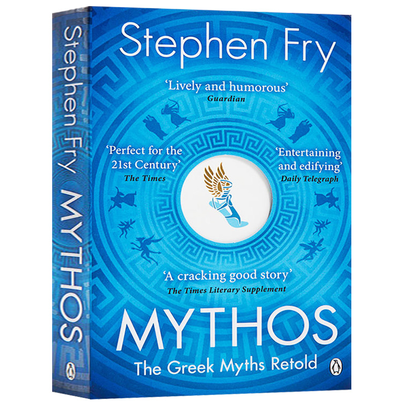 神话 古希腊神话的复述 英文原版 Mythos The Greek Myths Retold 希腊诸神故事 Penguin经典文学书籍进口 斯蒂芬弗莱Stephen Fry - 图0