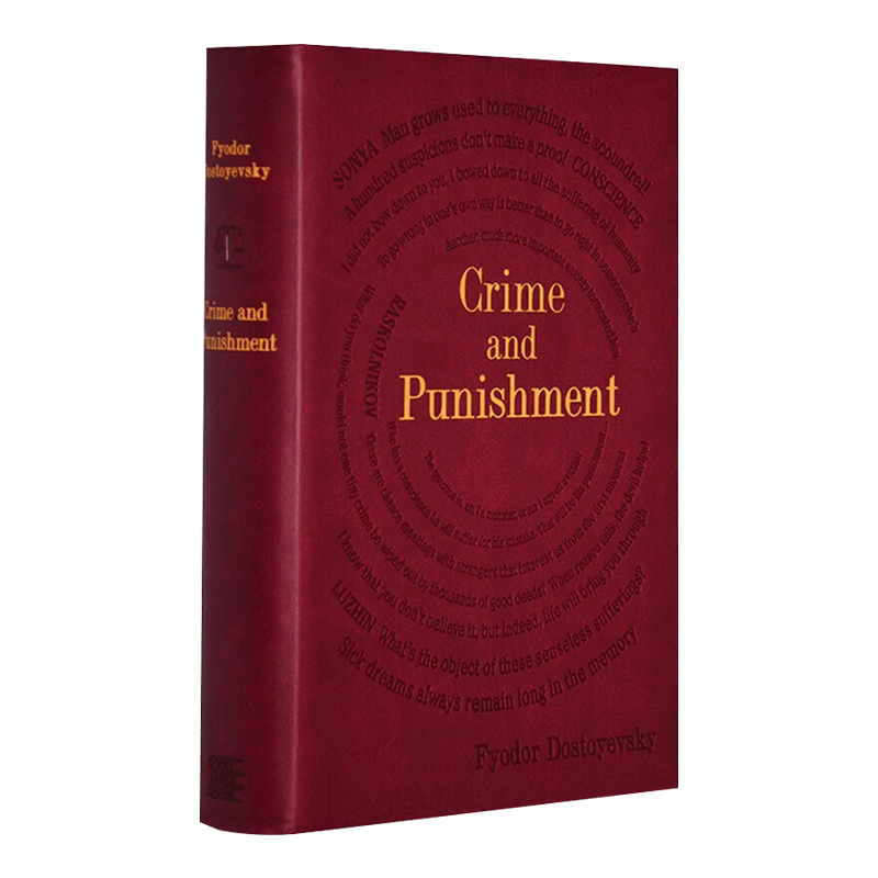 英文原版 Crime And Punishment 罪与罚 Word Cloud Classics软精装 陀思妥耶夫斯基 英文版 进口英语原版书籍 - 图0