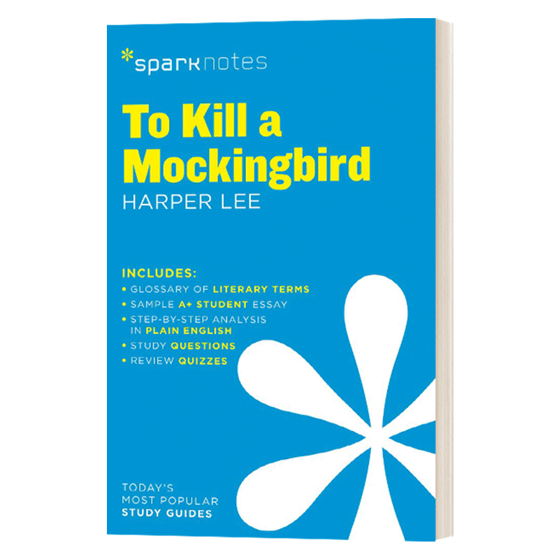 英文原版 To Kill a Mockingbird 文学导读系列 杀死一只知更鸟 SparkNotes Literature Guide 英文版 进口英语原版书籍 - 图0