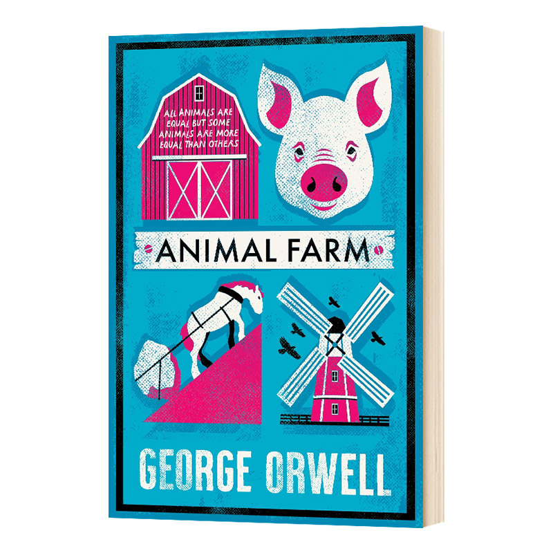 华研原版 动物农场庄园 英文原版小说 Animal Farm George Orwell 乔治奥威尔 1984作者 英文版进口英语书籍 - 图0