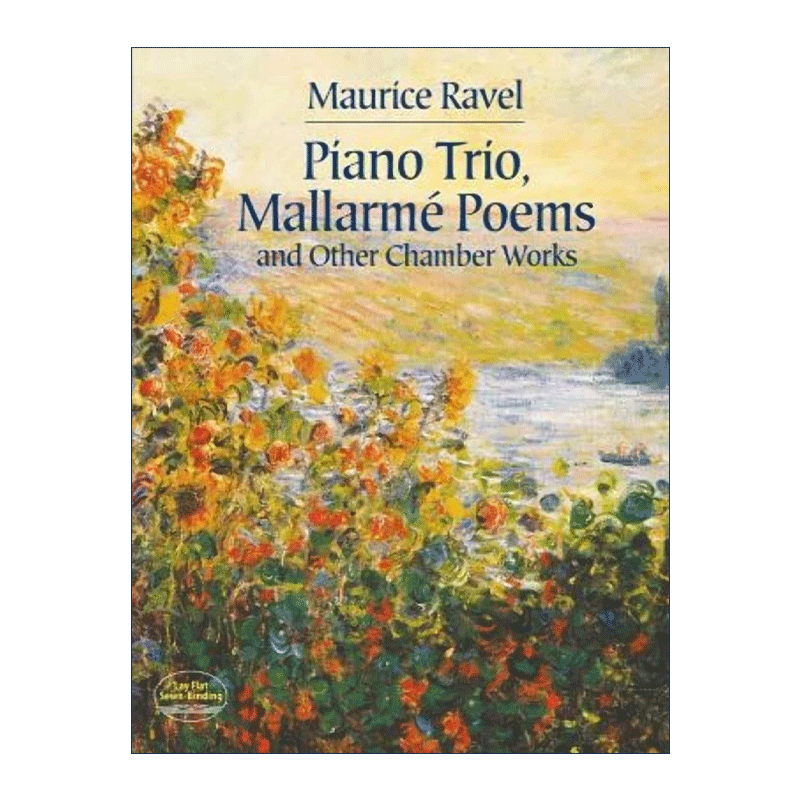 英文原版 Piano Trio Mallarme Poems and Other Chamber Works 莫里斯·拉威尔钢琴三重奏 马拉美诗歌及其他室内乐作品集 - 图0