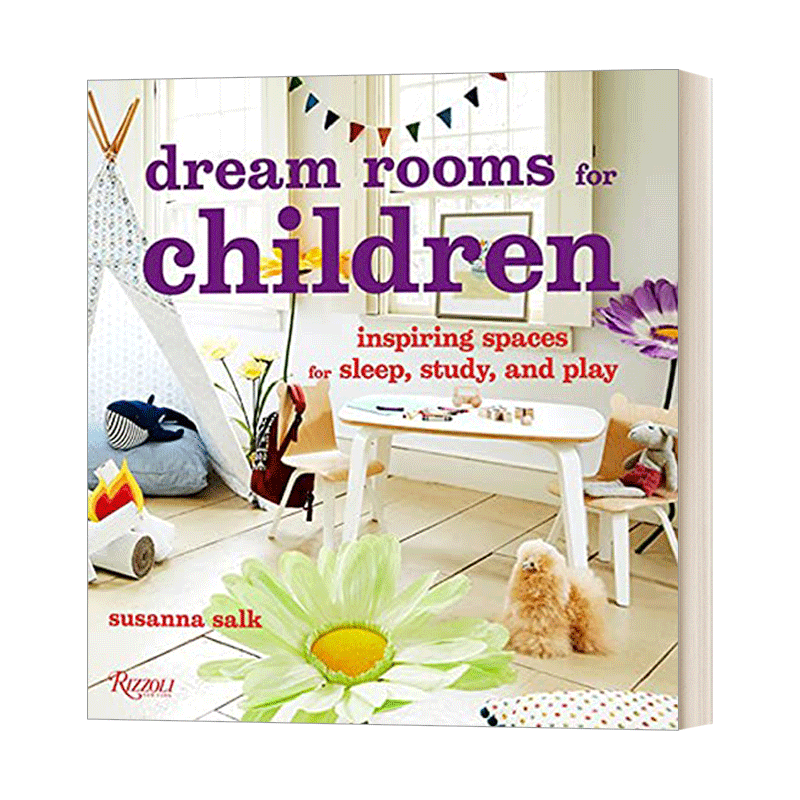 一个睡觉玩耍学习的孩子房间 英文原版 Dream Rooms For Children 梦幻儿童房设计 精装 英文版 进口英语原版书籍