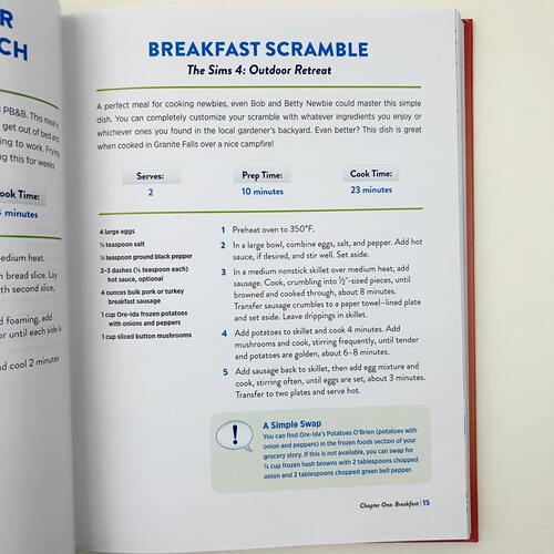模拟人生食谱 英文原版 The Unofficial Sims Cookbook 满足饥饿需求的 85 多种食谱精装 英文版 进口英语原版书籍 - 图1