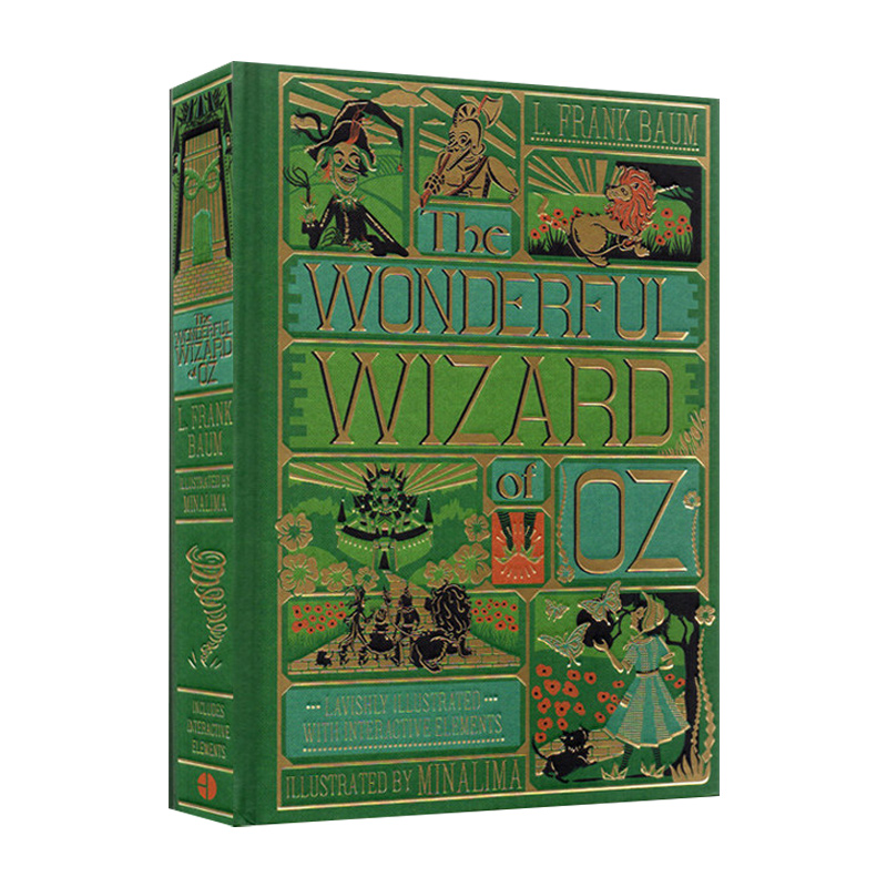 英文原版 The Wonderful Wizard of Oz Interactive MinaLima Edition 绿野仙踪立体互动书 MinaLima工作室 英文版 进口英语书籍 - 图0