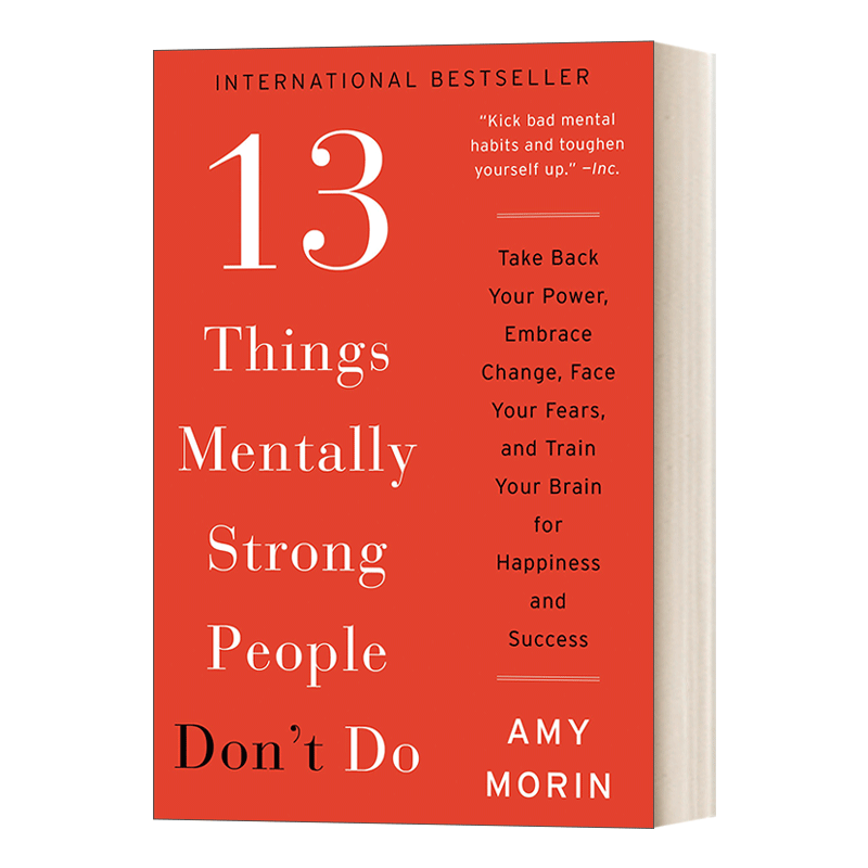 英文原版 13 Things Mentally Strong People Don't Do 内心强大者不会做的13件事 埃米·莫林 英文版 进口英语原版书籍 - 图0