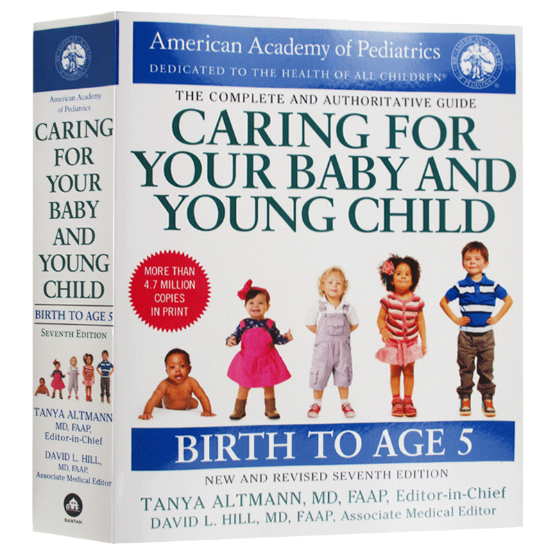 华研原版 美国儿科学会育儿百科指南 英文原版 Caring for Your Baby and Young Child 照顾好宝贝 进口原版英语书籍 斯蒂文谢尔弗 - 图1