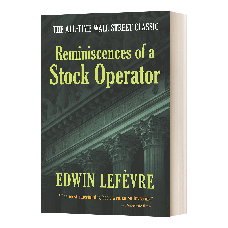 股票作手回忆录 英文原版 Reminiscences of a Stock Operator 英文版 进口英语原版书籍