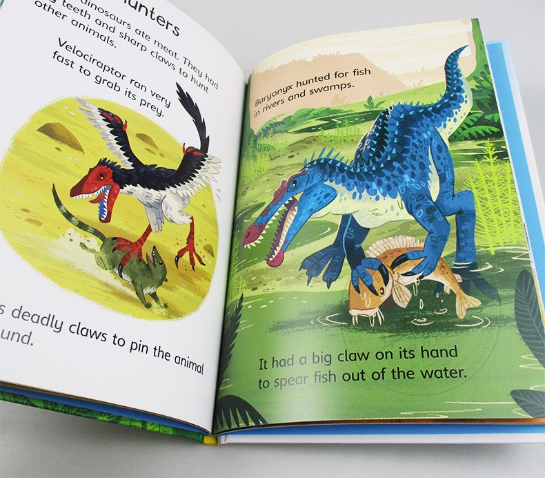 尤斯伯恩初学者系列 初探恐龙世界 英文原版 Usborne Beginners Dinosaur World 儿童科普百科精装 英文版进口原版书籍 - 图0