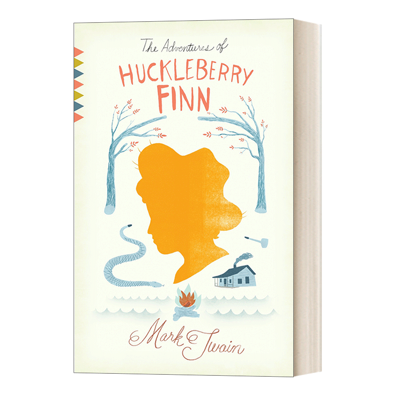 英文原版小说 The Adventures of Huckleberry Finn 哈克贝利 费恩历险记 Mark Twain马克吐温 英文版 进口英语原版书籍 - 图0