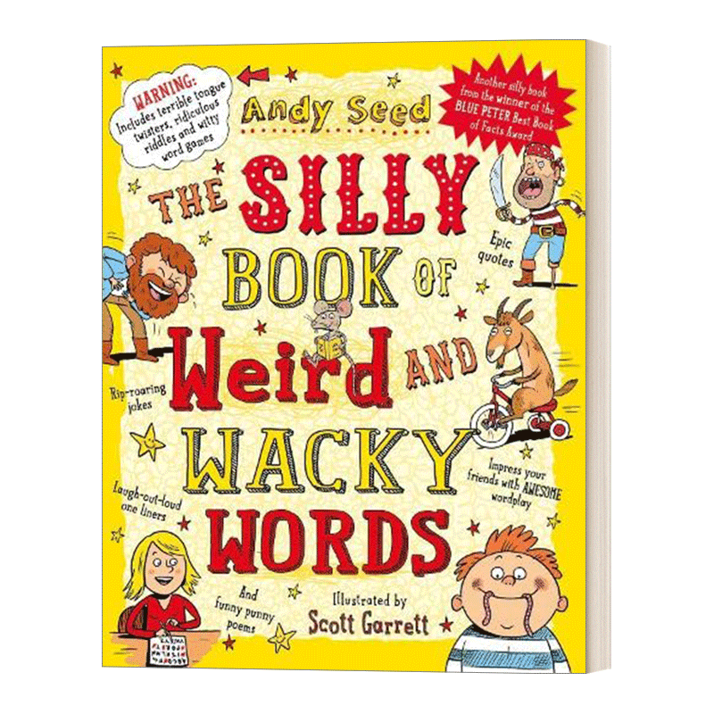 英文原版 The Silly Book of Weird and Wacky Words 奇怪搞笑的单词书 英文版 进口英语原版书籍 - 图0