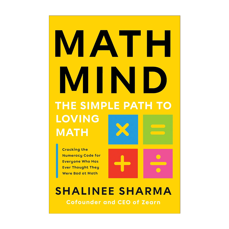 英文原版 Math Sense 数学思维 爱上数学的简单之路 教育 学习方法 精装 Shalinee Sharma 英文版 进口英语原版书籍