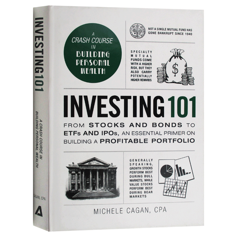 101系列投资学英文原版 Investing 101金融投资英文版原版书籍精装进口英语书 Michele Cagan-图1