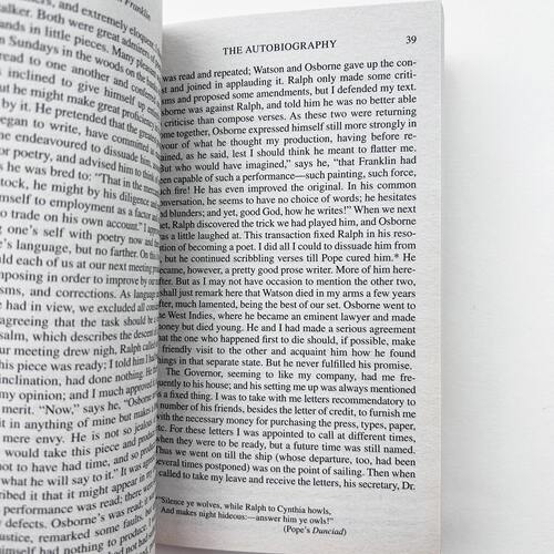 富兰克林自传及作品集 英文原版名人传记 The Autobiography and Other Writings  美国独立宣言起草人 英文版进口书籍正版 - 图2
