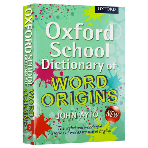 牛津英语词汇词源学习词典 英文原版工具书 Oxford School Dictionary of Word Origins 英语单词的奥秘 英文版字典正版进口书 - 图0